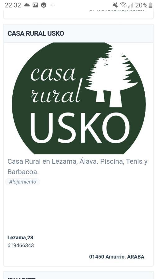 Casa Rural Usko X Vi0020 Amurrio Exterior foto